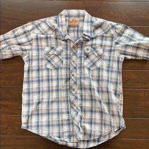 Wrangler pearl snap short sleeve